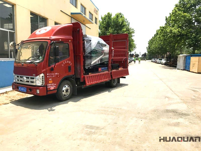 標(biāo)配型HQ120NF天然氣發(fā)電機(jī)組在6.3號這天發(fā)往江蘇省連云港