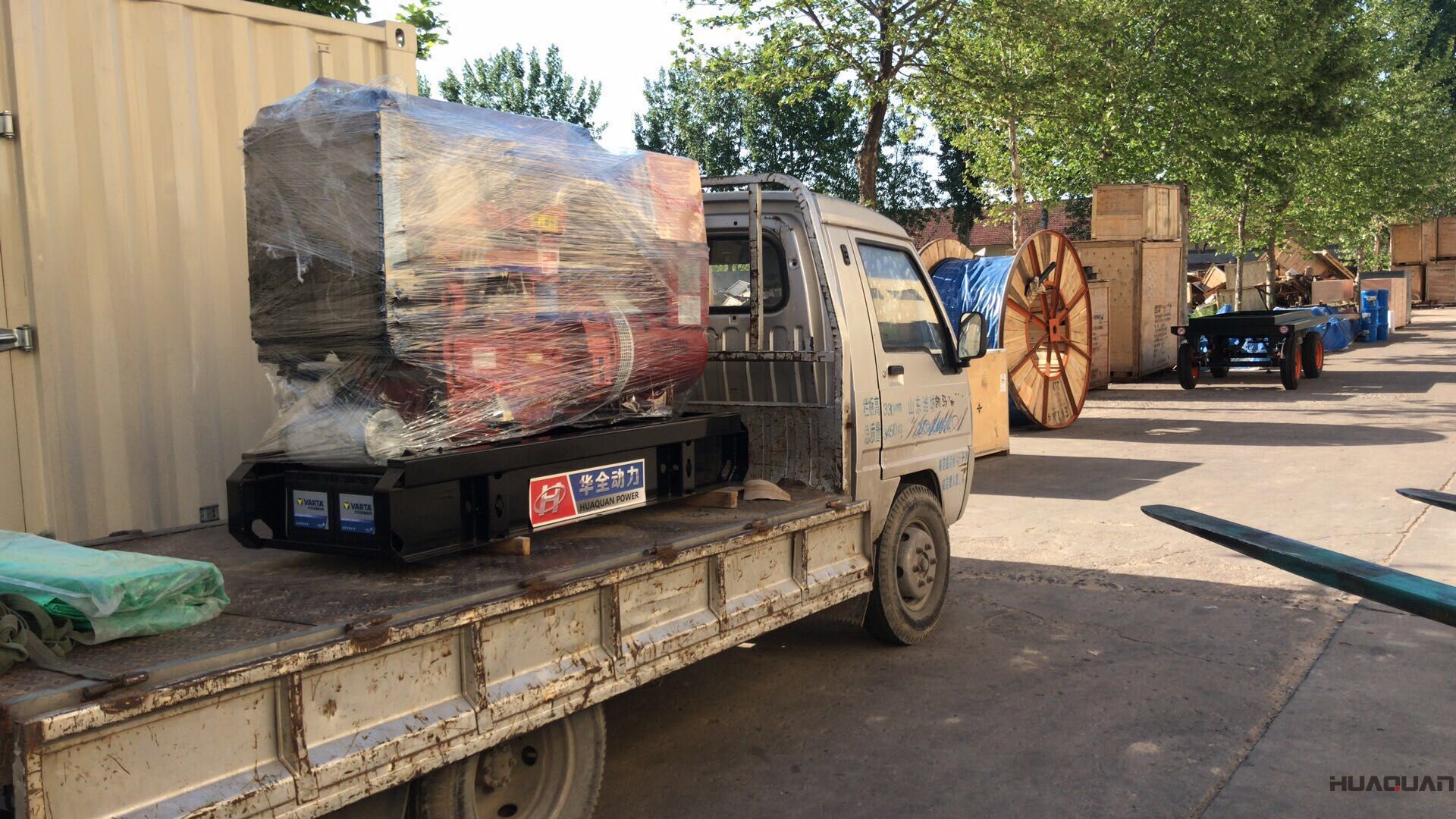 8月31日，一臺30kw標配柴油發(fā)電機組從華全動力順利發(fā)往安徽省
