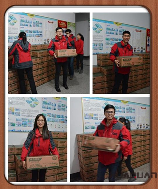 華全動(dòng)力在冬至日為員工發(fā)藕作為福利