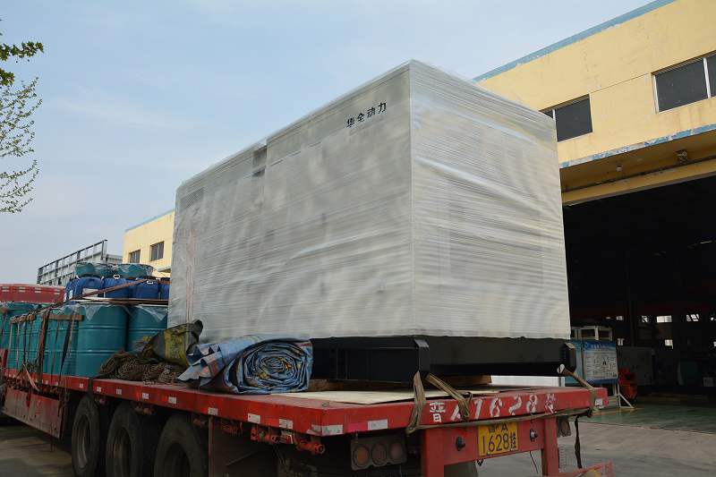 3月26日，汪先生從華全動力采購的250kw靜音箱發(fā)電機組發(fā)往江蘇省