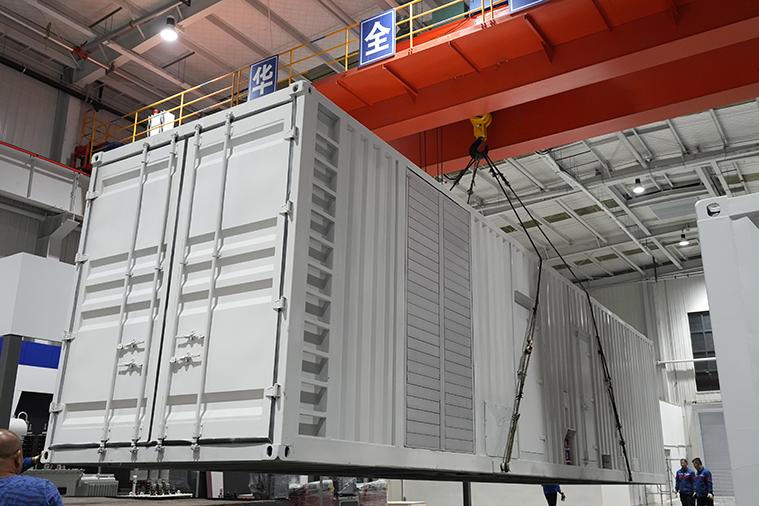 華全電力發(fā)貨！中亞客戶定制集裝箱發(fā)電站，交貨在即