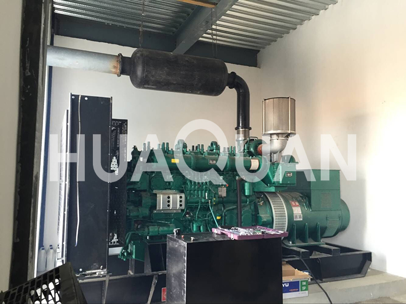 云南昆明航天城450KW發電機組電站